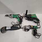 4x Elektrisch handgereedschap, O.a. Hitachi, Bosch